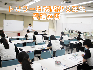 トリマー科夜間部の看護実習☆